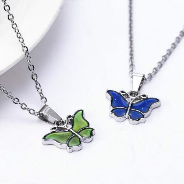 a variety of cross clover tai chi turtles and other small butterfly necklace cross-border selling thermochromic source manufacturers, Silver
a variety of cross clover tai chi turtles and other small butterfly necklace cross-border selling thermochromic source manufacturers, Silver