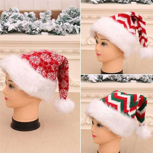 knitted long-staple striped christmas hat children christmas wool hat party decorations
knitted long-staple striped christmas hat children christmas wool hat party decorations
