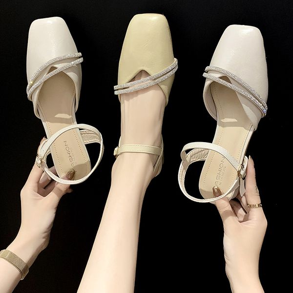 african woman shoe casual heels crystal shoes all-match chunky sandals square toe pumps 2020 sweet pointed wedge ladies, Black
african woman shoe casual heels crystal shoes all-match chunky sandals square toe pumps 2020 sweet pointed wedge ladies, Black