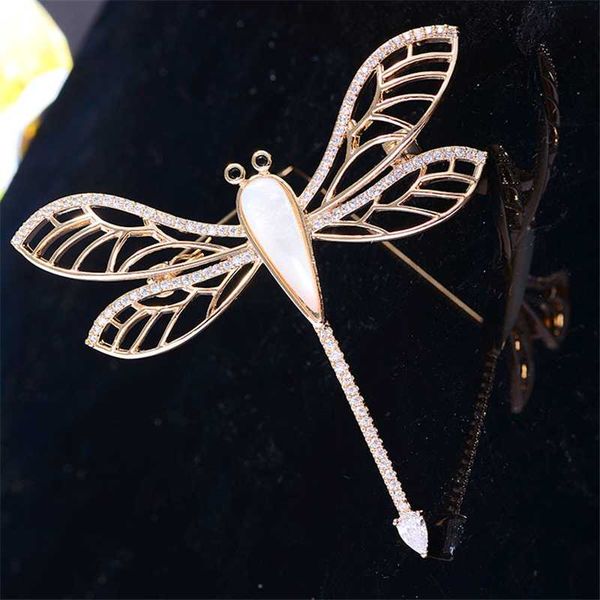 2020 new cute hollow opal dragonfly brooches for women white cubic zirconia brooch vintage rose gold insect pin christmas gift, Gray
2020 new cute hollow opal dragonfly brooches for women white cubic zirconia brooch vintage rose gold insect pin christmas gift, Gray