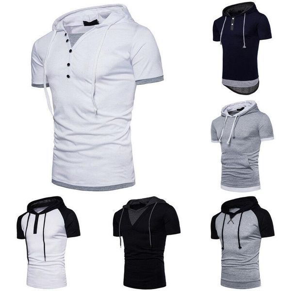 mens hip-hop hooded t-shirt short sleeve summer casual tees shirt hoodie short sleeve summer casual tees shirt, Black
mens hip-hop hooded t-shirt short sleeve summer casual tees shirt hoodie short sleeve summer casual tees shirt, Black