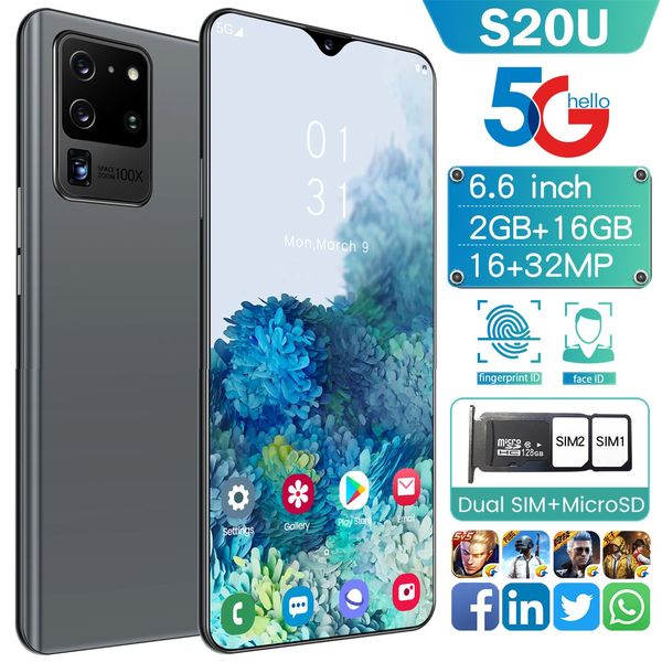 new s20u cross-border mobile phone, high-quality android smartphone with 6.6 inch water drop screen, oem
new s20u cross-border mobile phone, high-quality android smartphone with 6.6 inch water drop screen, oem