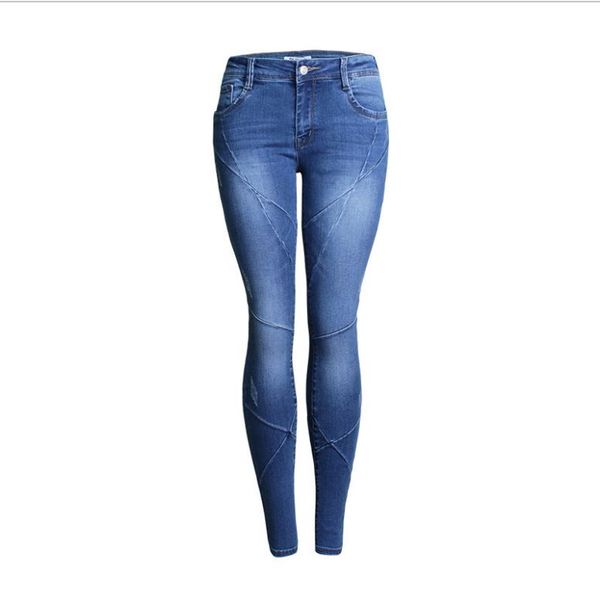 women's crossing line patchwork plus size low waist skinny jeans female stretch full length large size denim pencil pants s111, Blue
women's crossing line patchwork plus size low waist skinny jeans female stretch full length large size denim pencil pants s111, Blue