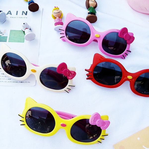 cartoon kitten silicone baby silicone sun frame fashion uv-proof sunshade girls' polarized sunglasses children's sun glasses, Blue
cartoon kitten silicone baby silicone sun frame fashion uv-proof sunshade girls' polarized sunglasses children's sun glasses, Blue