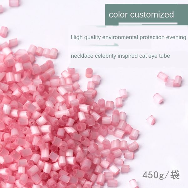 net red for every night diy diy necklace accessories necklace brushed cat's eye tube glass rice beads accessories 2mm corner beads, Silver
net red for every night diy diy necklace accessories necklace brushed cat's eye tube glass rice beads accessories 2mm corner beads, Silver