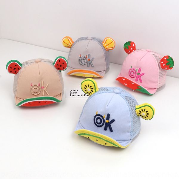 children's cap fruit baby ok letter fruit net hat korean cartoon baby soft brim cap infant hat, Blue;gray
children's cap fruit baby ok letter fruit net hat korean cartoon baby soft brim cap infant hat, Blue;gray