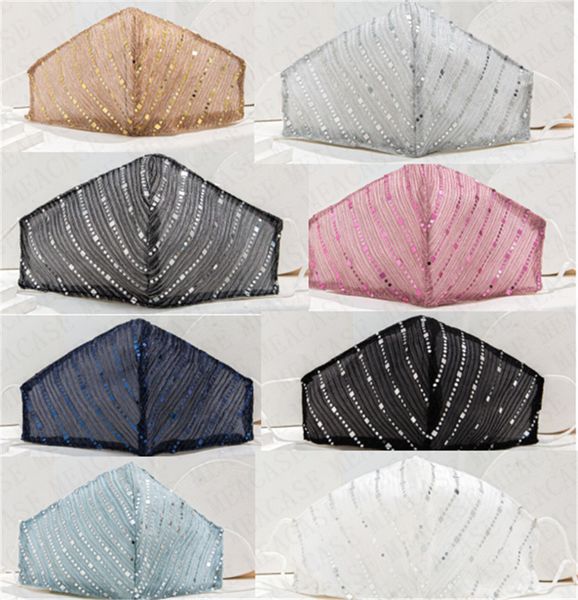 summer sequins face mask sequined brand designer masks glitter washable double layers summer thin mouch cover cycling cover d72110, Blue
summer sequins face mask sequined brand designer masks glitter washable double layers summer thin mouch cover cycling cover d72110, Blue