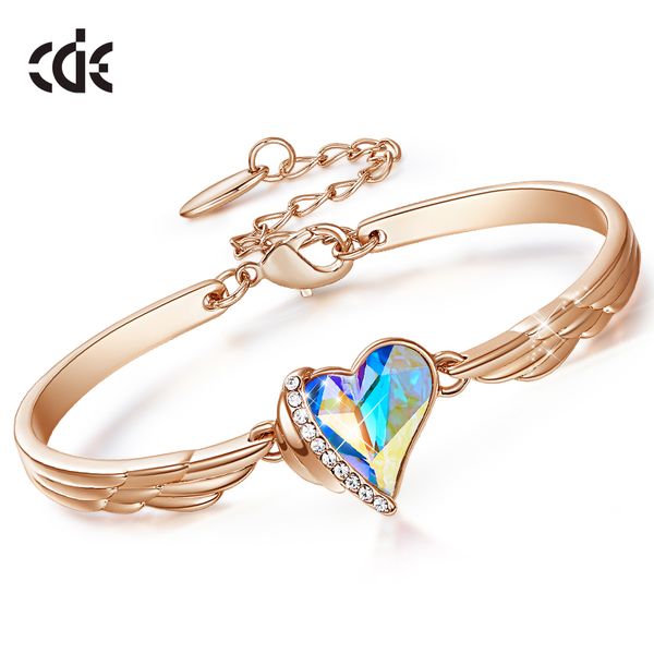 cde romantic heart bracelets for women crystal from charm bracelets bangles fashion jewelry bracelet bijoux, Black
cde romantic heart bracelets for women crystal from charm bracelets bangles fashion jewelry bracelet bijoux, Black