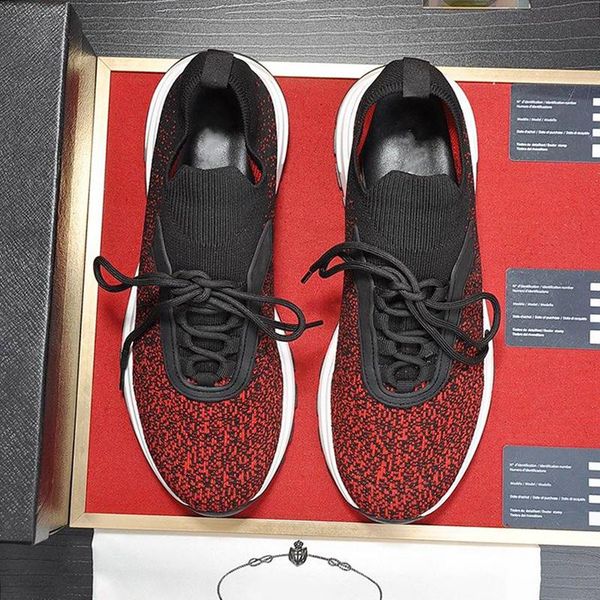 prax 01 knit fabric sneakers mens shoes breathable air soft footwears style lace-up sports men shoes herren sportschuhe, Black
prax 01 knit fabric sneakers mens shoes breathable air soft footwears style lace-up sports men shoes herren sportschuhe, Black