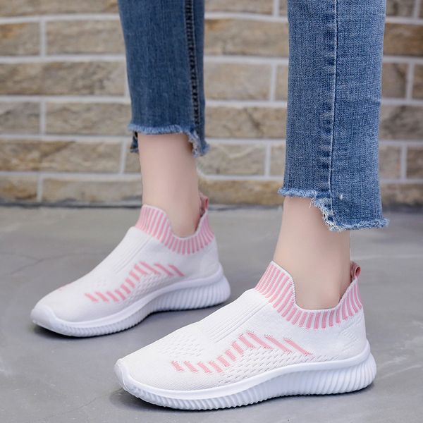 fashion pink mesh sock shoes women casual sneakers slip-on summer walking shoes breathable girls flats korean stylish footwear, Black
fashion pink mesh sock shoes women casual sneakers slip-on summer walking shoes breathable girls flats korean stylish footwear, Black