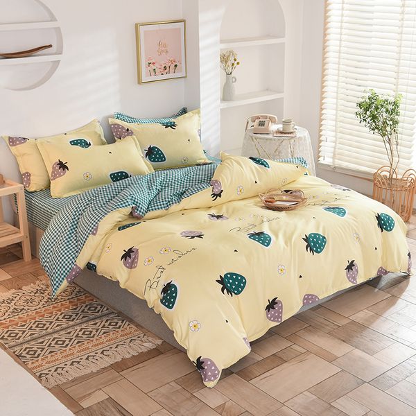 fashion simple style bedding set single full king family size duvet cover + flat sheet + pillowcase
fashion simple style bedding set single full king family size duvet cover + flat sheet + pillowcase