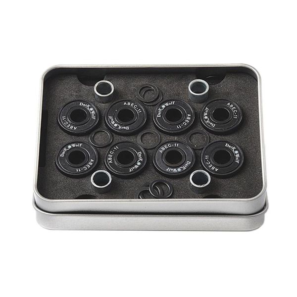 8 pcs skateboard longboard ceramics bearings sleeves set accessories with storage box for rapid sliding & figure brake.
8 pcs skateboard longboard ceramics bearings sleeves set accessories with storage box for rapid sliding & figure brake.