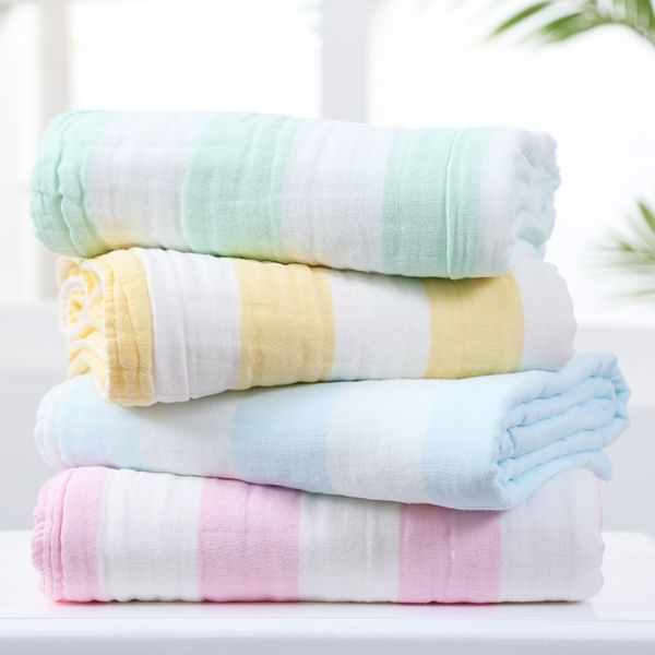 new six-layer high-density cotton color bar air conditioning children's air conditioning quilt gauze baby children's quilt
new six-layer high-density cotton color bar air conditioning children's air conditioning quilt gauze baby children's quilt