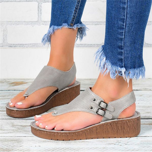 2020 women sandals plus size wedges shoes women high heels sandals summer shoes flop femme platform, Black
2020 women sandals plus size wedges shoes women high heels sandals summer shoes flop femme platform, Black
