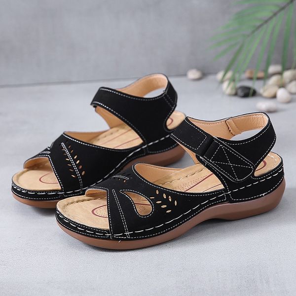 women sandals wedges shoes woman summer heels sandals femme soft gladiator casual shoes plus size 35-43, Black
women sandals wedges shoes woman summer heels sandals femme soft gladiator casual shoes plus size 35-43, Black