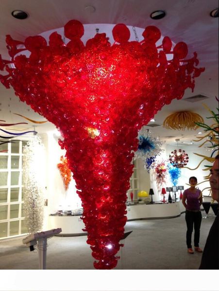 100% mouth blown borosilicate l lobby murano red glass chandelier new style modern crystal large pendant lamps
100% mouth blown borosilicate l lobby murano red glass chandelier new style modern crystal large pendant lamps