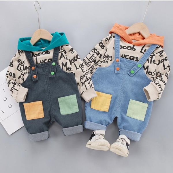 clothing sets casual baby boys clothes set 2021 autumn kids sweatshirt hooded printed letter hoodies+jeans overalls pants 2pcs suit s11103, White
clothing sets casual baby boys clothes set 2021 autumn kids sweatshirt hooded printed letter hoodies+jeans overalls pants 2pcs suit s11103, White