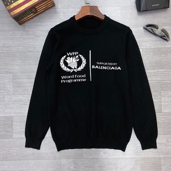 winter fashion mens knitted sweater high-quality jacquard craft designer art color pure wool warm sweater super loose version mens designer, White;black
winter fashion mens knitted sweater high-quality jacquard craft designer art color pure wool warm sweater super loose version mens designer, White;black
