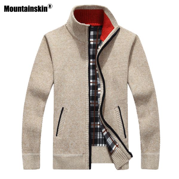 mountainskin men's sweaters new autumn winter warm pullover thick cardigan coats mens brand clothing male casual knitwear sa842, White;black
mountainskin men's sweaters new autumn winter warm pullover thick cardigan coats mens brand clothing male casual knitwear sa842, White;black