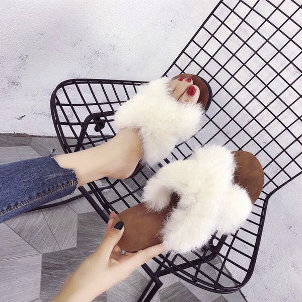 women home slippers rainbow winter warm shoes woman slip on flats slides female faux fur slippers plus size, Black
women home slippers rainbow winter warm shoes woman slip on flats slides female faux fur slippers plus size, Black