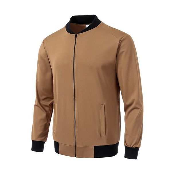 sellers designer jacket high-quality men's coat men's trend solid color zipper jackets slim fashion jacket coat, Black;brown
sellers designer jacket high-quality men's coat men's trend solid color zipper jackets slim fashion jacket coat, Black;brown