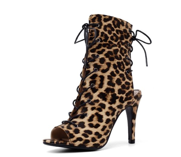 women 9.5cm high heel leopard bow detail thin heele women shoes peep toe ankle strap bow design cut out ladies plus size pumps, Black 
women 9.5cm high heel leopard bow detail thin heele women shoes peep toe ankle strap bow design cut out ladies plus size pumps, Black