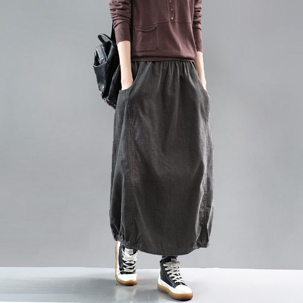 skirts nini wonderland spring cotton corduroy skirt women solid vintage midi 2021 female elastic waist brief bud big size, Black
skirts nini wonderland spring cotton corduroy skirt women solid vintage midi 2021 female elastic waist brief bud big size, Black