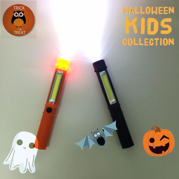 Mingray Led Lantern Halloween Gift Kids Lamp Mini Work Light Cob Magnet Torch Children Portable Lanterna