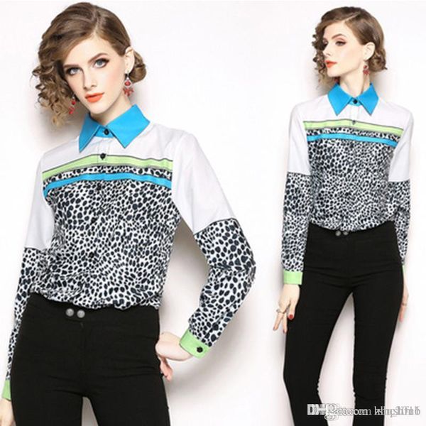 women's shirt casual hepburn wind summer fashion shirt print polo collar print slim long sleeve joker long sleeve button shirt e13, White
women's shirt casual hepburn wind summer fashion shirt print polo collar print slim long sleeve joker long sleeve button shirt e13, White