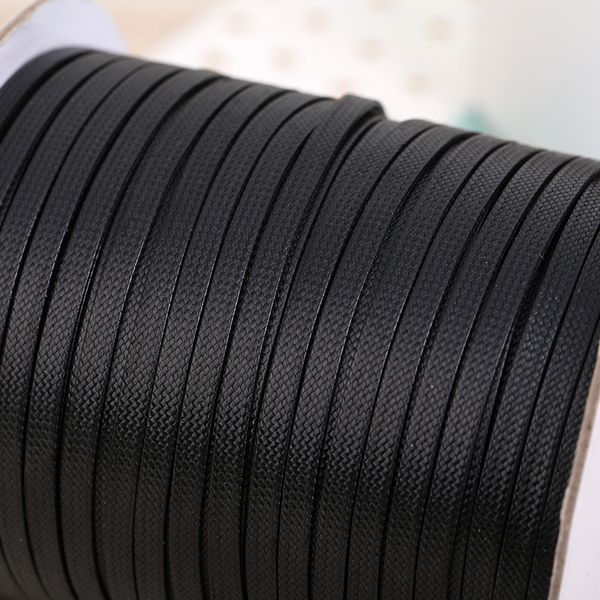 1roll flat wax rope garment accessories hand-woven korean wax thread ribbon luggage straps rope korean belt, Black;white
1roll flat wax rope garment accessories hand-woven korean wax thread ribbon luggage straps rope korean belt, Black;white