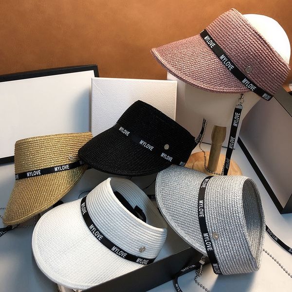 korean style abstinence sunshade ribbon love ribbon bright silk empty hat sunshade can be tied ponytail no cap female tide, Blue;gray
korean style abstinence sunshade ribbon love ribbon bright silk empty hat sunshade can be tied ponytail no cap female tide, Blue;gray