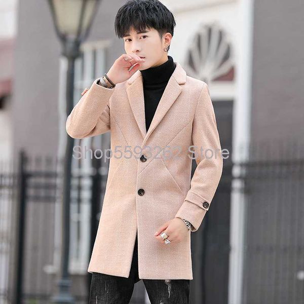 medium and long coat men's windbreaker winter thick woolen big clothes men handsome men's woolen coat, Black
medium and long coat men's windbreaker winter thick woolen big clothes men handsome men's woolen coat, Black