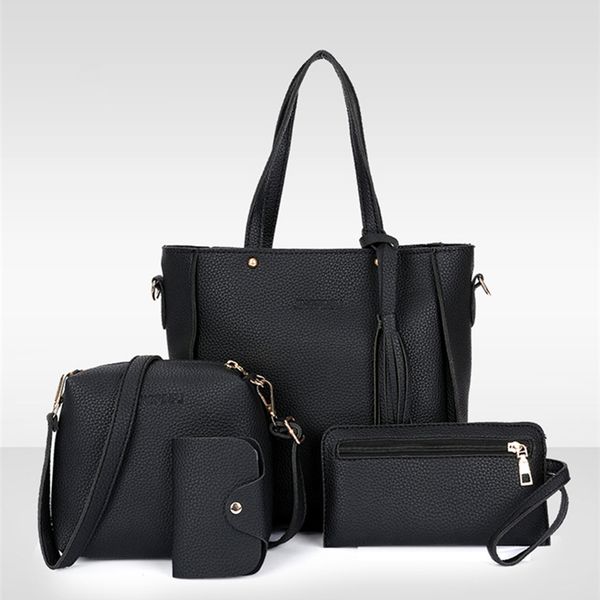 4pcs women set handle card holder large capacity women tassel handbag shoulder bag wallet ladies pu leather crossbody bag
4pcs women set handle card holder large capacity women tassel handbag shoulder bag wallet ladies pu leather crossbody bag