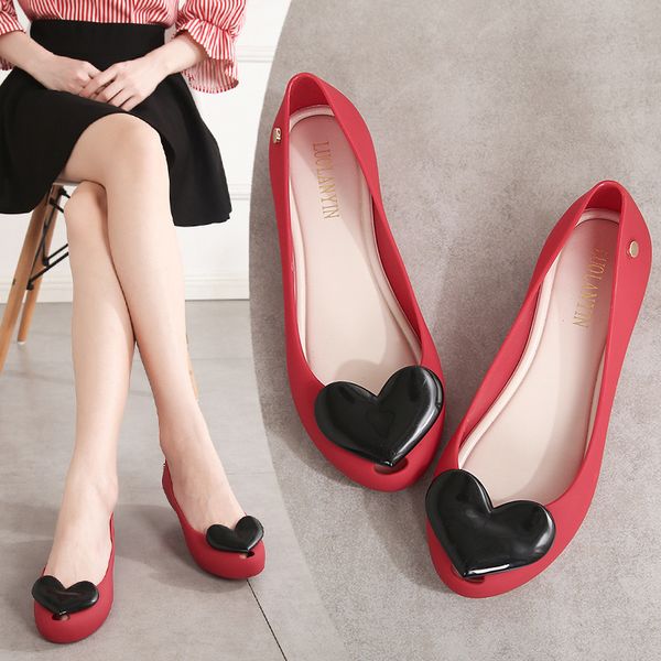women's shoes 2020 new cute peach heart mouth mouth shallow sandals women simple non-slip pvc beach shoes, Black
women's shoes 2020 new cute peach heart mouth mouth shallow sandals women simple non-slip pvc beach shoes, Black