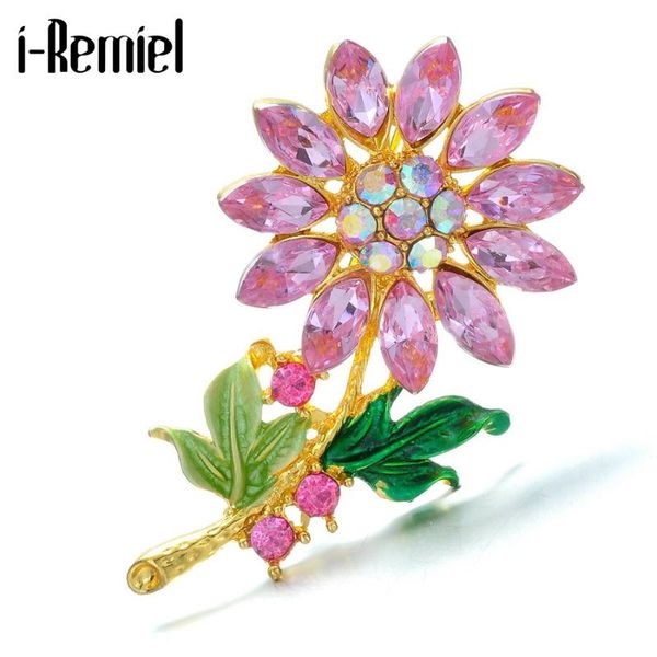 new fashion crystal sunflower brooches for women rhinestones flower lapel pin corsage dress badge wedding jewelry accessories, Gray
new fashion crystal sunflower brooches for women rhinestones flower lapel pin corsage dress badge wedding jewelry accessories, Gray