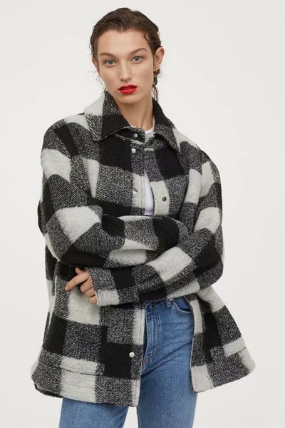 2020 women's black and white checked 2020 women's black and white checked coat coat shirt shirt
2020 women's black and white checked 2020 women's black and white checked coat coat shirt shirt
