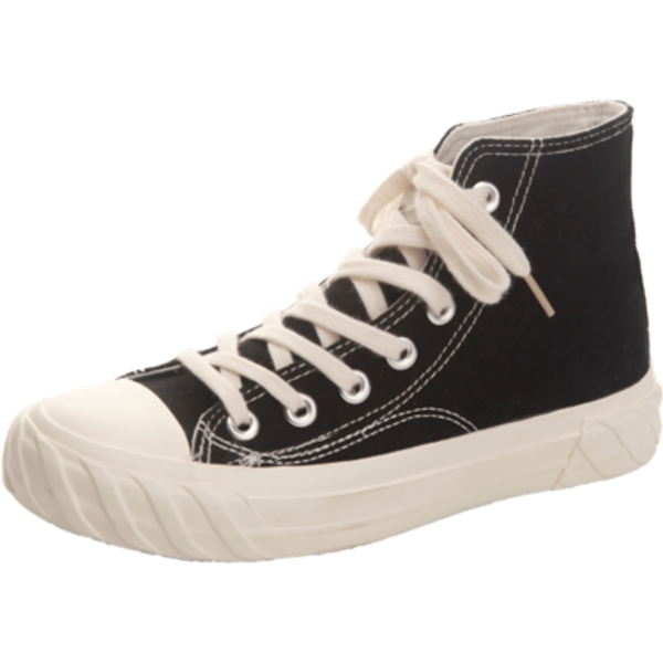 2020 autumn new high-canvas shoes women's casual all-match large size flat shoes, Black
2020 autumn new high-canvas shoes women's casual all-match large size flat shoes, Black