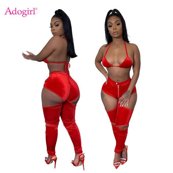 adogirl женщины sexy ночной клуб velvet two piece set christmas party костюм bra top вырез узкие брюки женская мода костюмы, White
adogirl женщины sexy ночной клуб velvet two piece set christmas party костюм bra top вырез узкие брюки женская мода костюмы, White