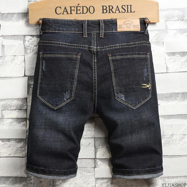 men's shorts summer hole denim fashion casual classic brand regular version short jeans men black blue, White;black
men's shorts summer hole denim fashion casual classic brand regular version short jeans men black blue, White;black