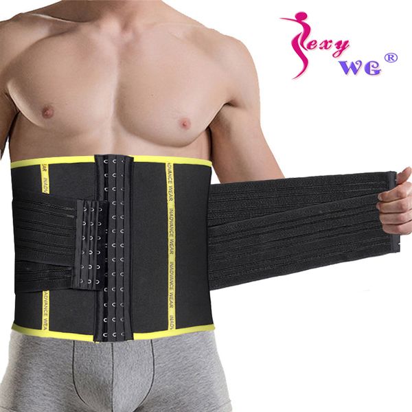 sexywg slimming body shaper waist support brace men neoprene sauna shapewear waist trainer pulling strap tatical belt sports top, Black;gray
sexywg slimming body shaper waist support brace men neoprene sauna shapewear waist trainer pulling strap tatical belt sports top, Black;gray