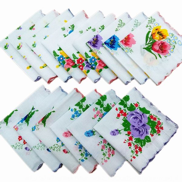 crescent side printing women's white bottom pure cotton handkerchief five patterns mixed 28cm small handkerchief flower, Blue;white
crescent side printing women's white bottom pure cotton handkerchief five patterns mixed 28cm small handkerchief flower, Blue;white