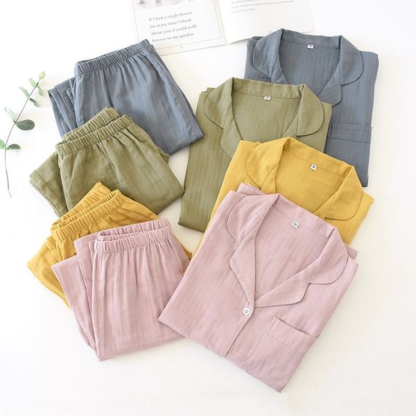 ugzsu suit collar lovers' home cotton gauze men's and women's pajamas of the same style can outside wear couple wear pajamas, Blue;red
ugzsu suit collar lovers' home cotton gauze men's and women's pajamas of the same style can outside wear couple wear pajamas, Blue;red