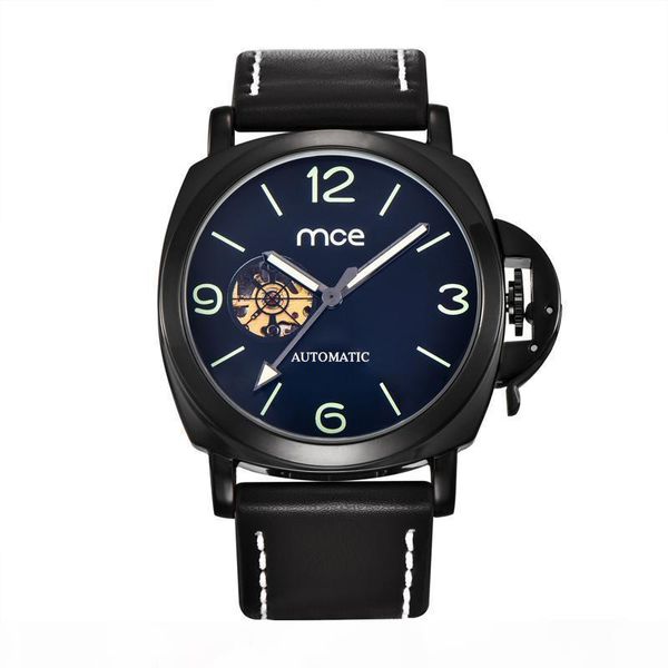 a men automatic mechanical watch skeleton waterproof mce fashion writewatches casual leather strap men clock 337 338, Slivery;brown
a men automatic mechanical watch skeleton waterproof mce fashion writewatches casual leather strap men clock 337 338, Slivery;brown