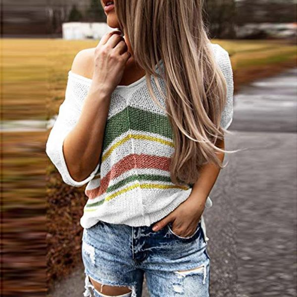 gym clothing women off shoulder sweater womens autumn outdoor sports jackets pullover blouse color knit stitching sweatshirt #z, White;black
gym clothing women off shoulder sweater womens autumn outdoor sports jackets pullover blouse color knit stitching sweatshirt #z, White;black