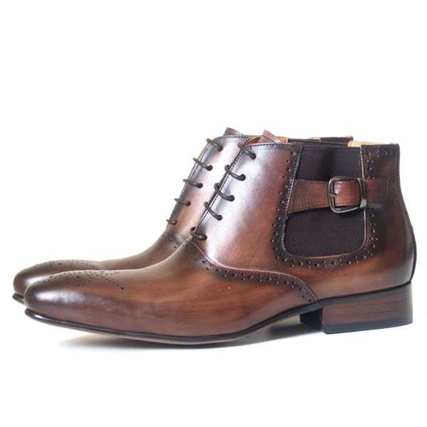 men dress leather basic boots black coffee color delux buckle strap zip ankle mens pointed toe casual ankle dress oxford shoes
men dress leather basic boots black coffee color delux buckle strap zip ankle mens pointed toe casual ankle dress oxford shoes