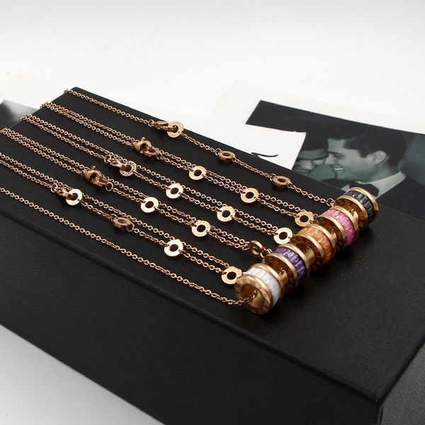 new delicate roman number circle 5 color crystal necklace pendant titanium steel brand jewelry women necklace, Silver
new delicate roman number circle 5 color crystal necklace pendant titanium steel brand jewelry women necklace, Silver