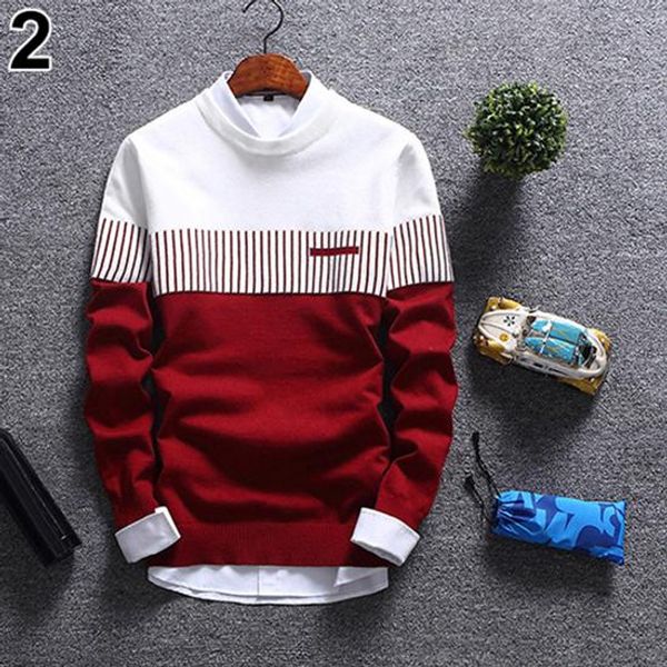 men's sweatercoat autumn fashion casual strip color block knitwear jumpers pullover sweater men's clothing, White;black
men's sweatercoat autumn fashion casual strip color block knitwear jumpers pullover sweater men's clothing, White;black