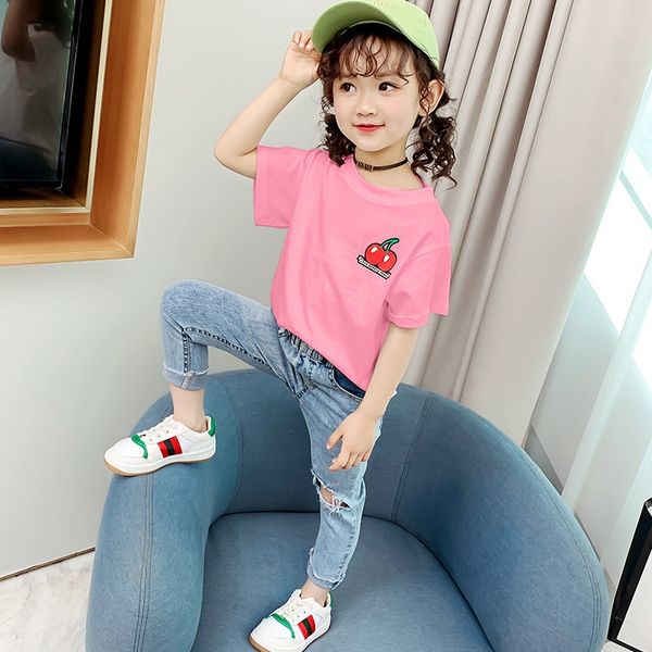 rmlip 2020 summer new women's big t-shirt clothing children's short-sleeved t-shirt children's korean-style printed cotton ro, Blue
rmlip 2020 summer new women's big t-shirt clothing children's short-sleeved t-shirt children's korean-style printed cotton ro, Blue