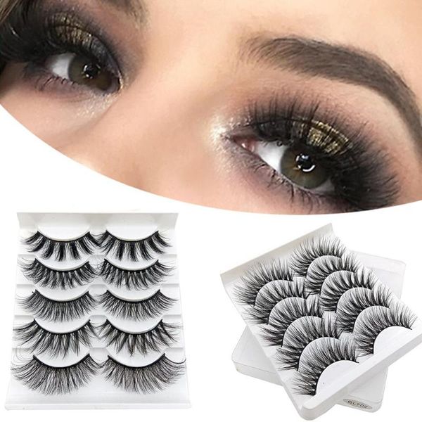 5 pairs handmade 3d fiber false eyelashes natural long lashes extension
5 pairs handmade 3d fiber false eyelashes natural long lashes extension