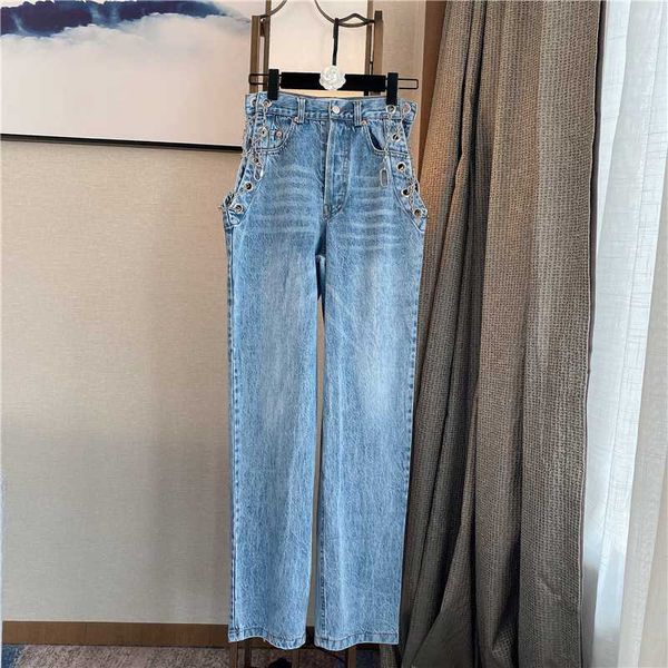 women's jeans high street fashion 2021 designer shorts pockets patchwork hole zippers drawstring denim long pants, Blue
women's jeans high street fashion 2021 designer shorts pockets patchwork hole zippers drawstring denim long pants, Blue